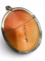 Brosche Mandile 1922 Dame Cammei  in Silber Conchiglia 2MSPCM31 - 2MSPCM31